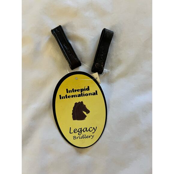 Legacy Bridlery bit loops stitched Havana classic English bit - Picture 2 of 4